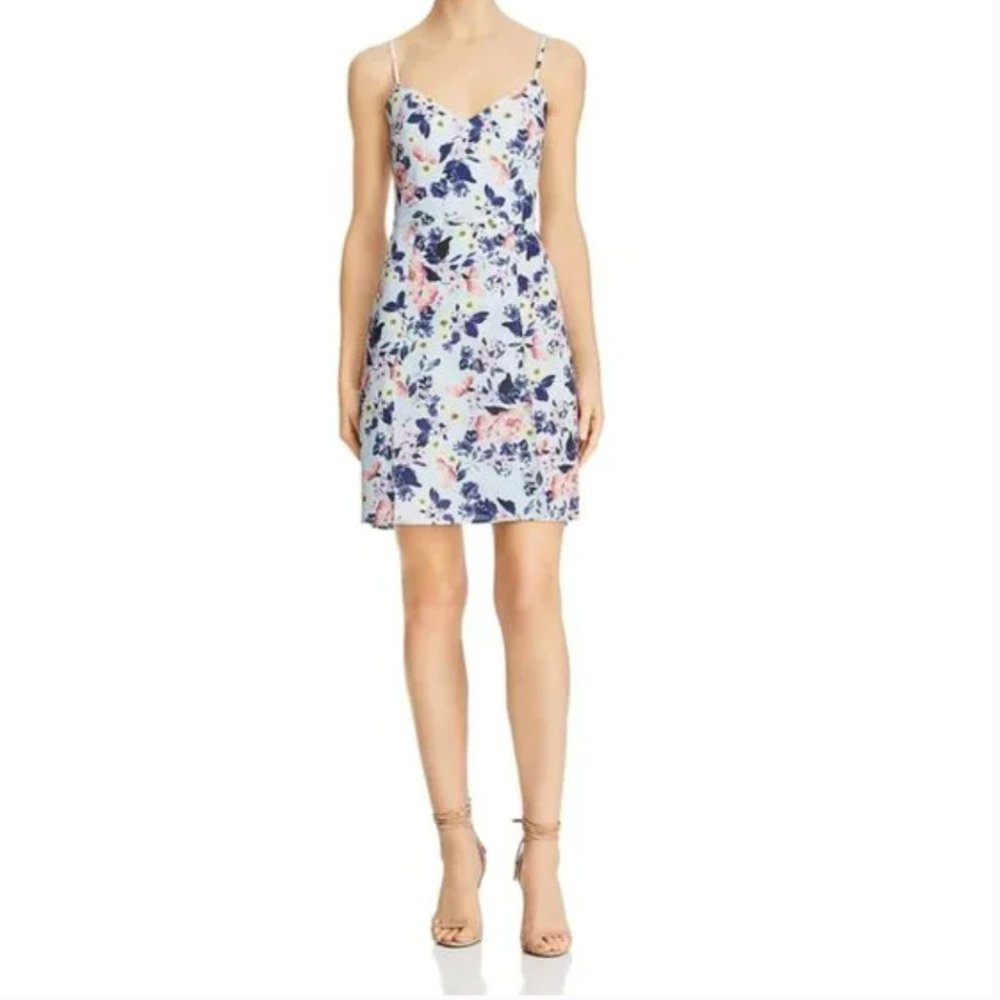 French Connection Armoise Floral Crepe Fit & Flare Dress